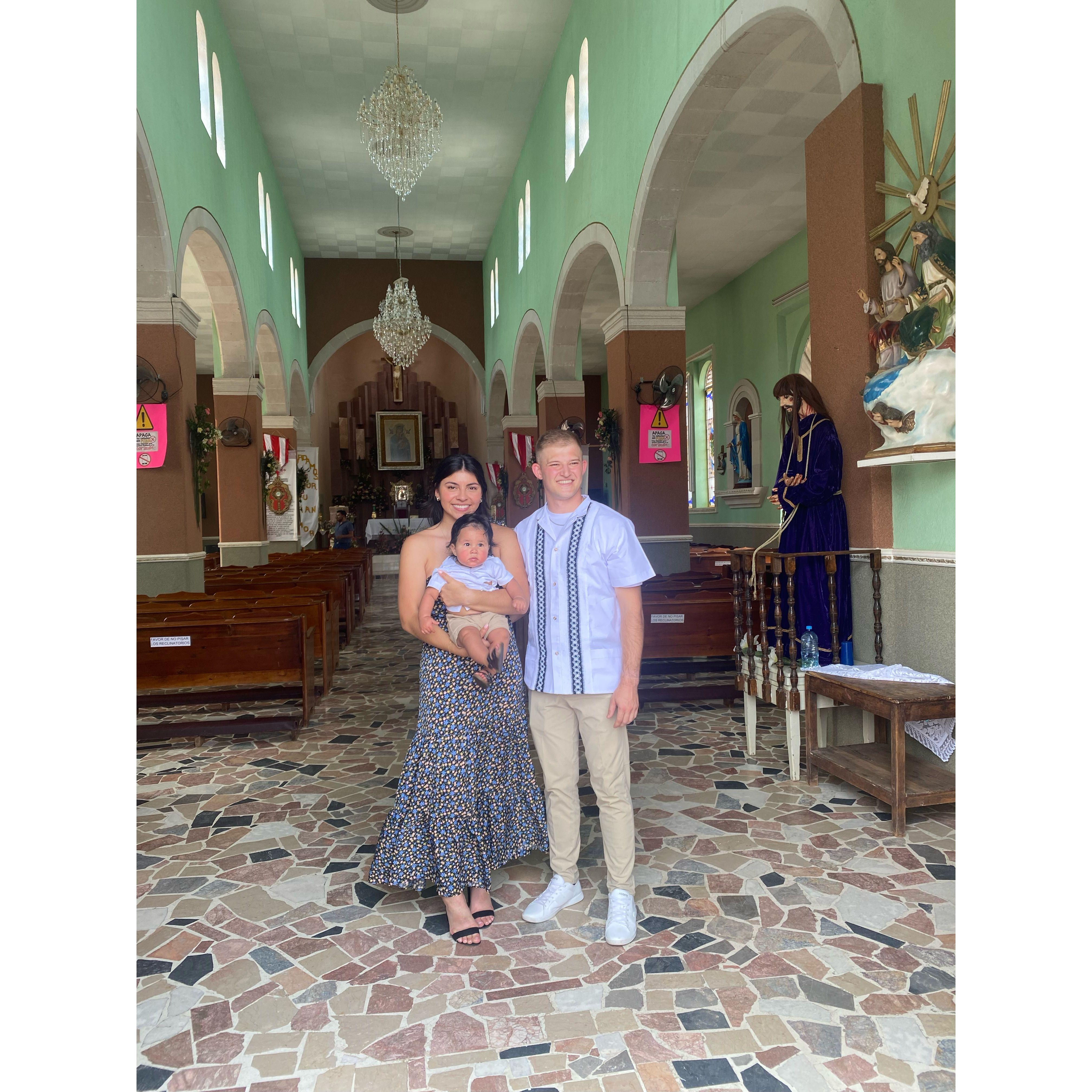 Became godparents to Roan