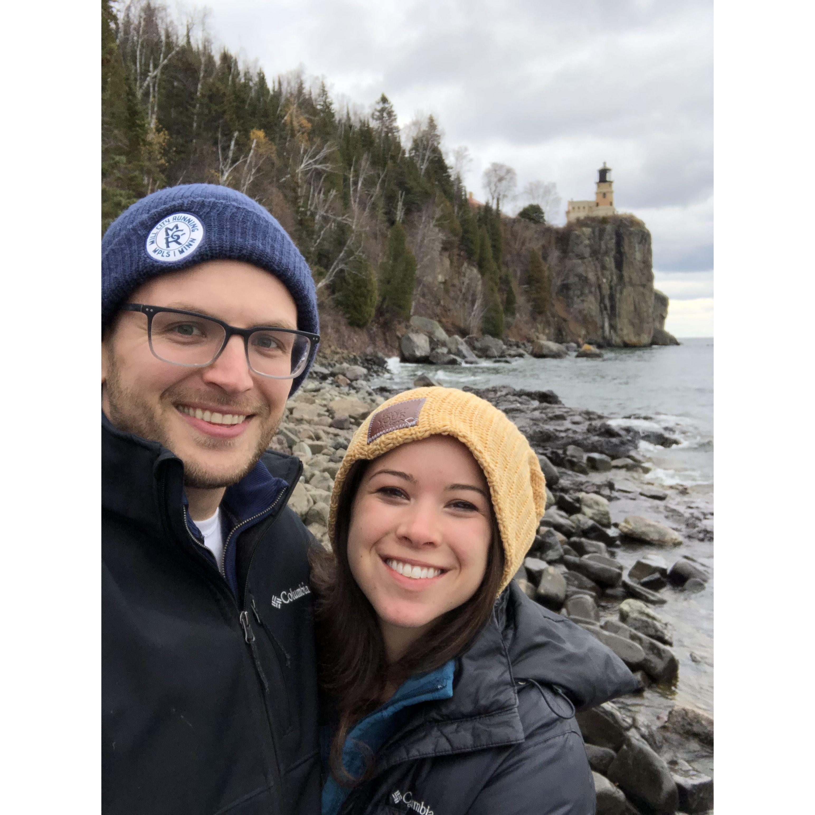 The North Shore on our first anniversary.
