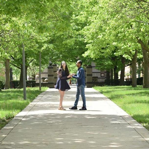 Two computer engineers at UIUC in 2019