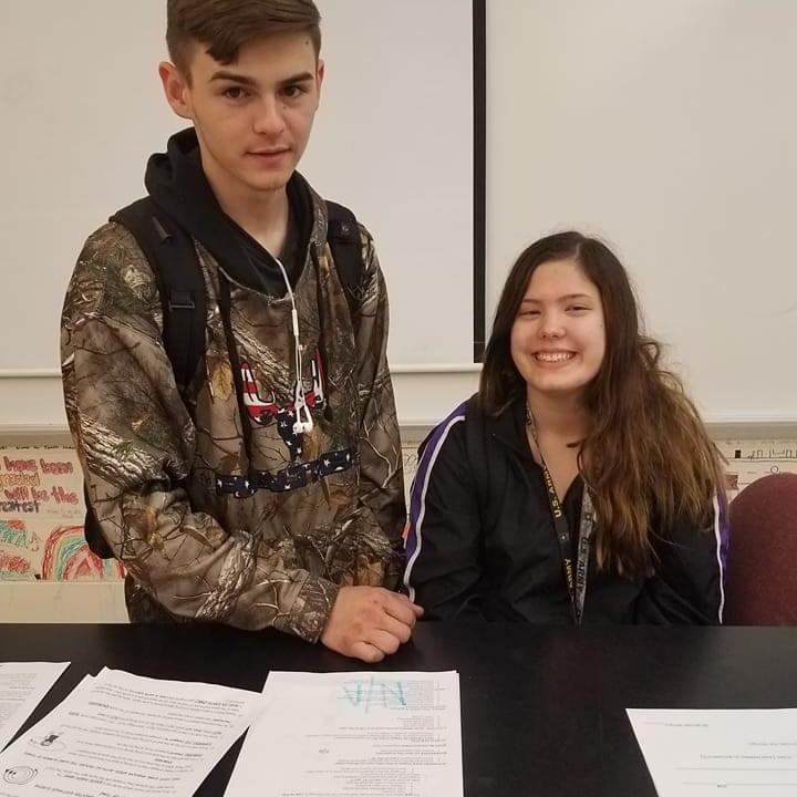 Our first photo together ❣️ 
Junior Year of High School