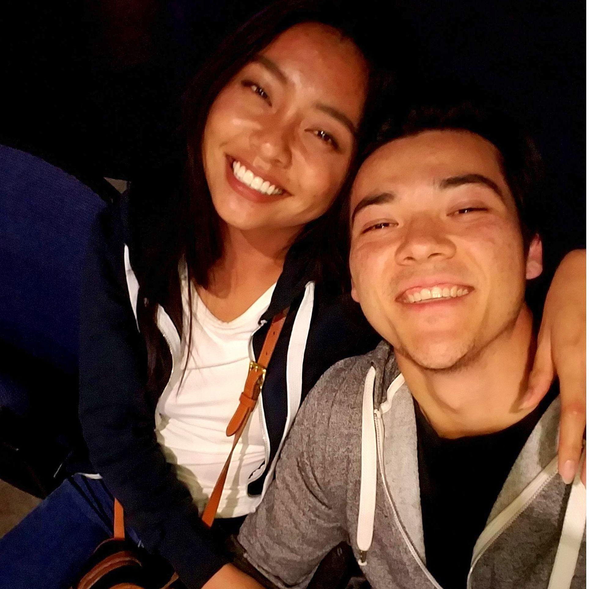 We (unknowingly) bought nosebleed seats for a Warriors game at Oracle Arena in Oakland, CA (2017). We could almost touch the ceiling! Luckily, we don't care much for watching sports.
