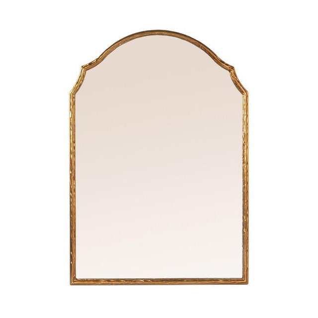 Olivia Arch Mirror, 37" x 26" - Gold