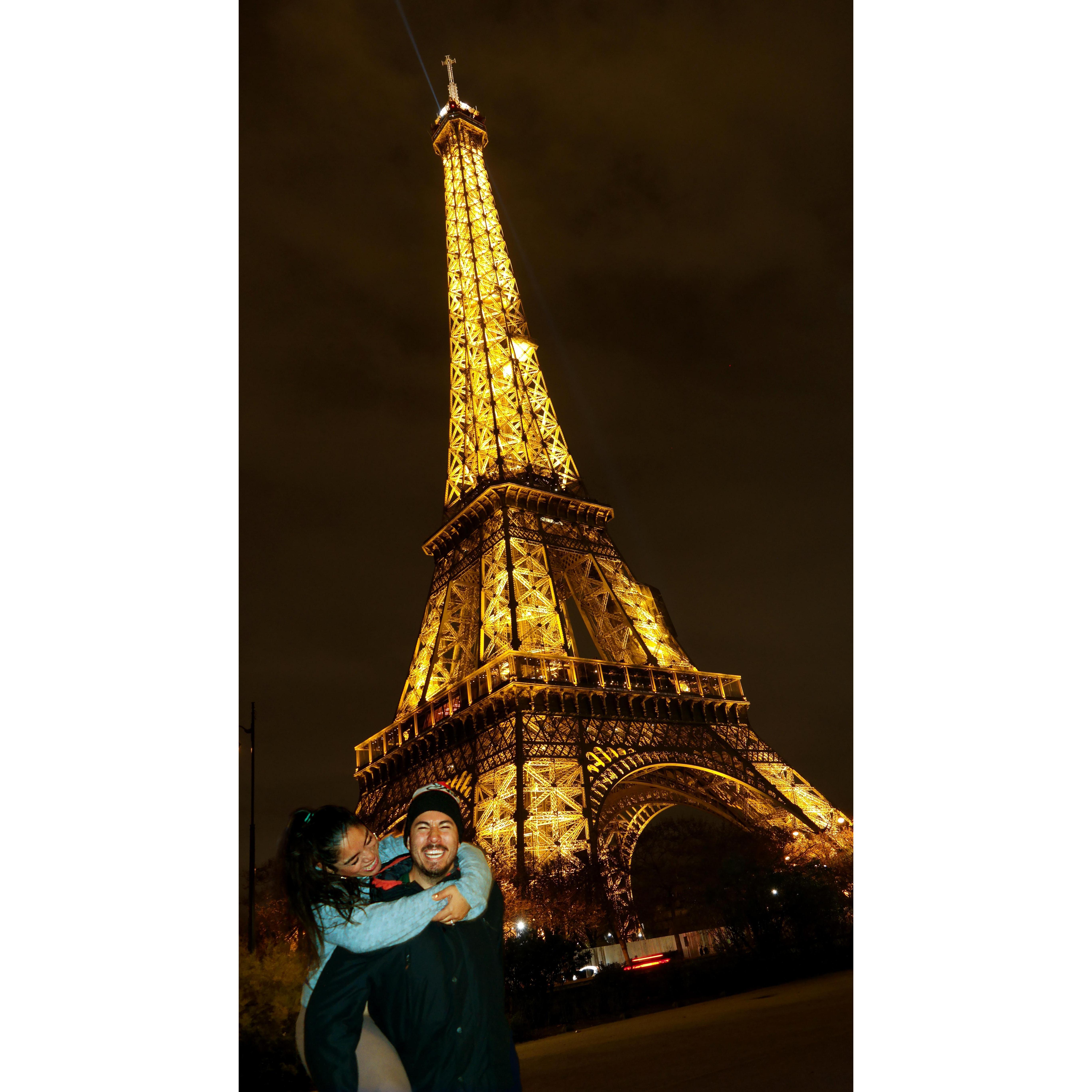 Never a dull moment with this foo. Even in the city of romance.