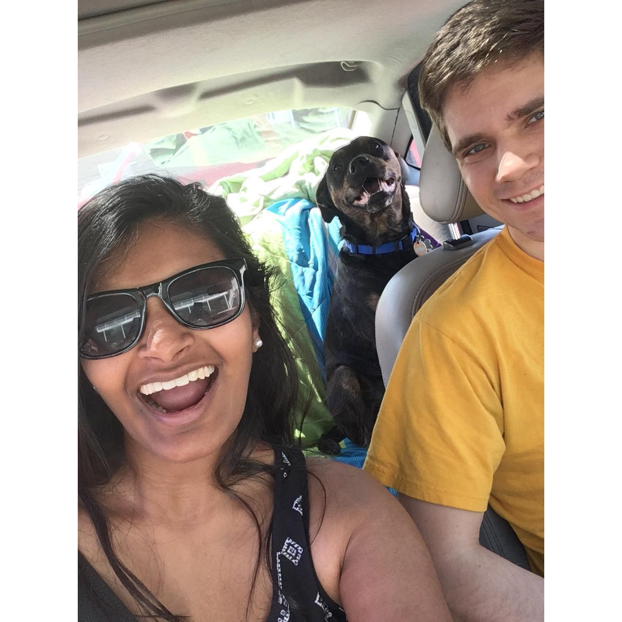 Road trips with Rocky!