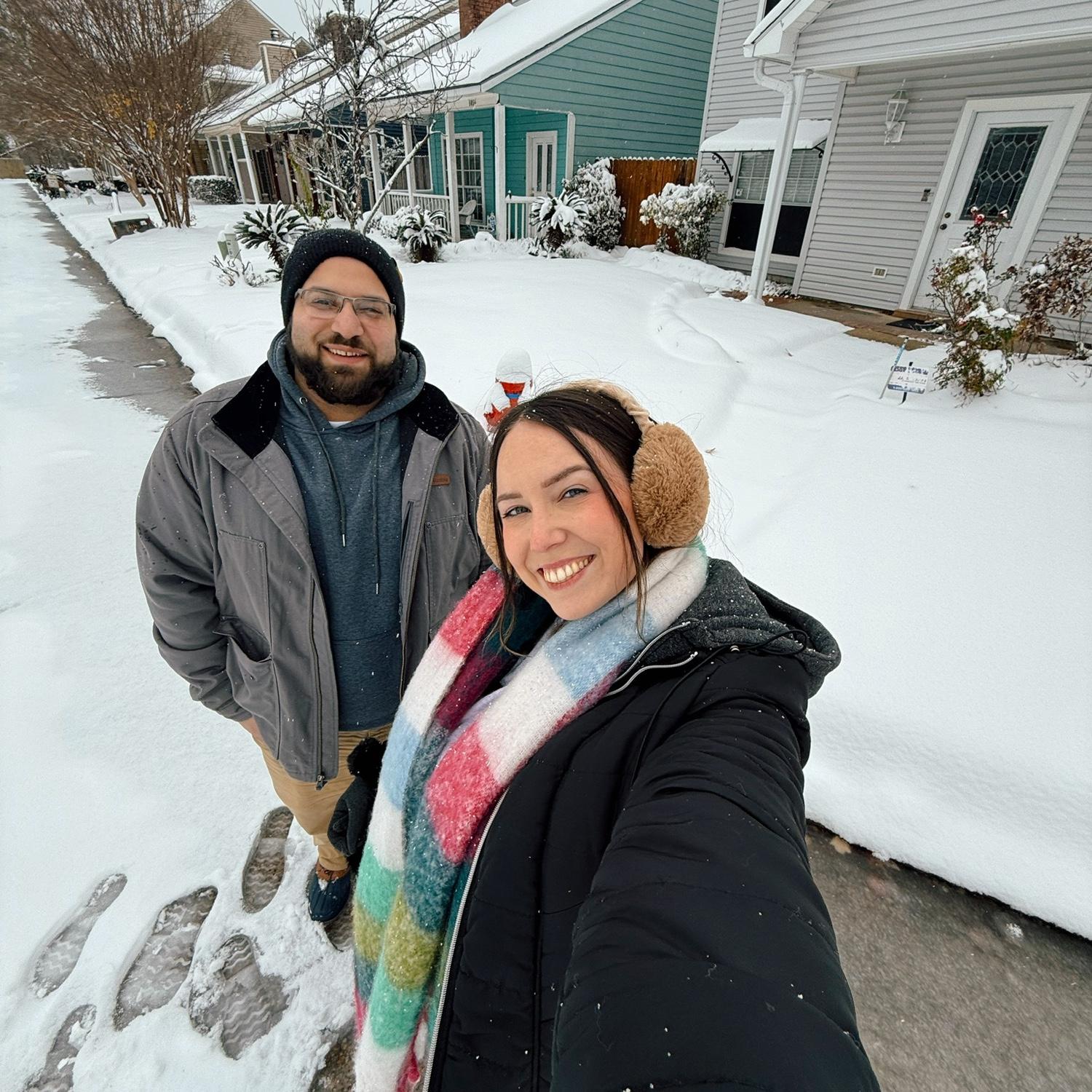 Louisiana snow day 2025