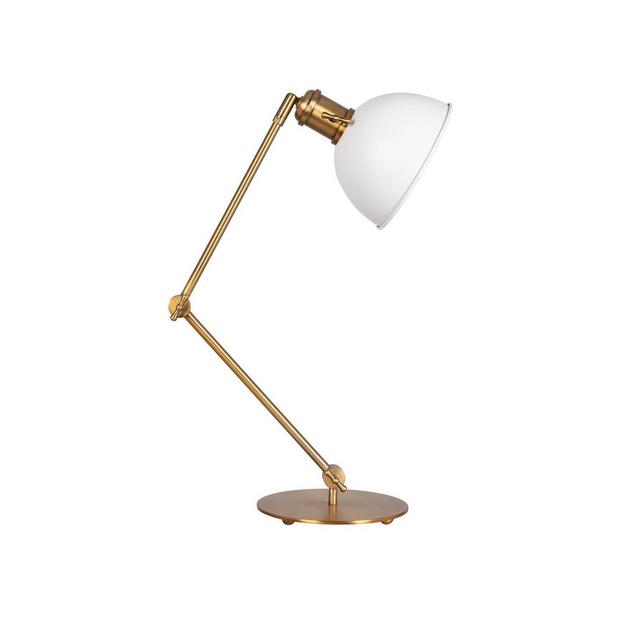Metal Desk Lamp Antique Brass - Threshold™