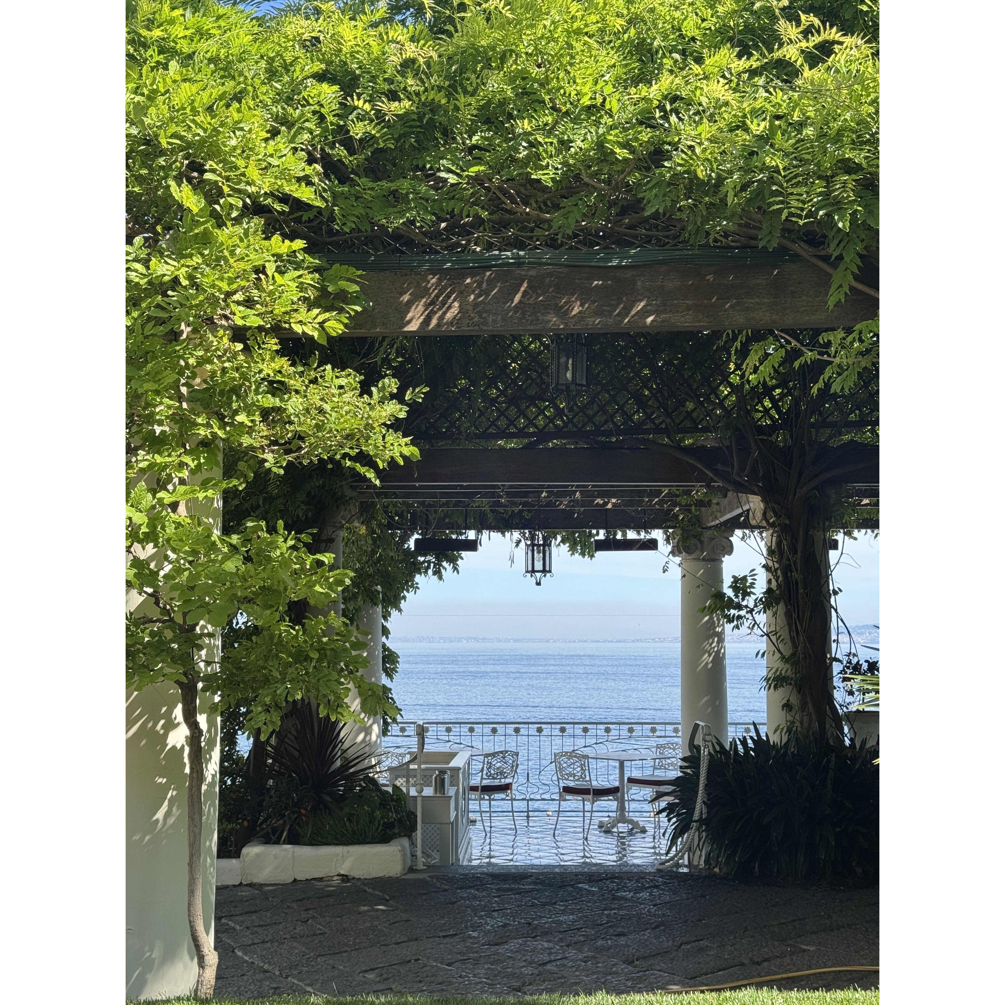 La Pergola, lugar de nuestra pedida