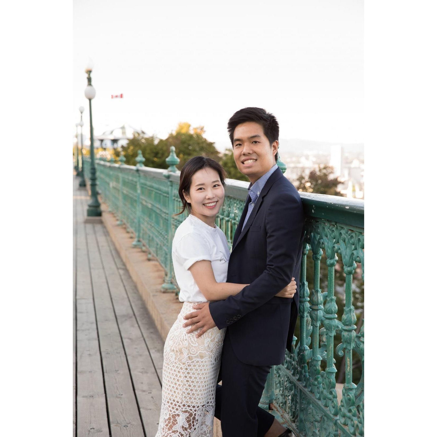 Our photoshoot session right after the proposal