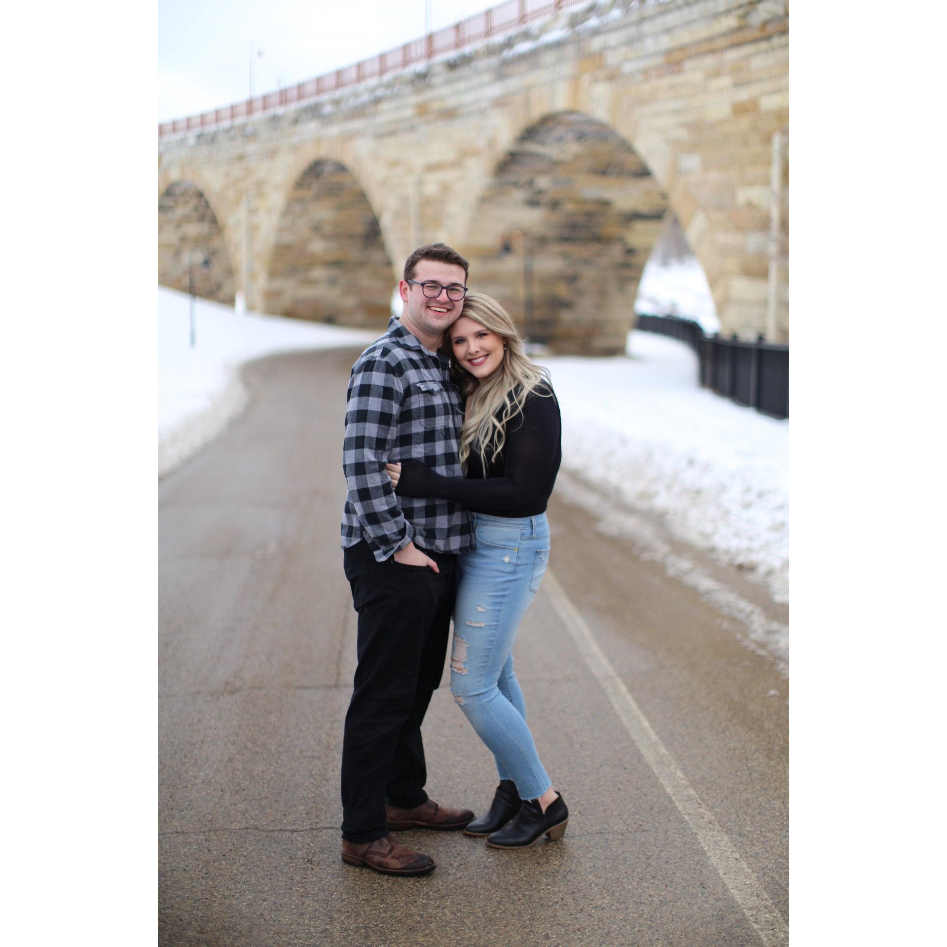 Taken the day Vanessa and Garret got engaged! We were holding on to a big secret.