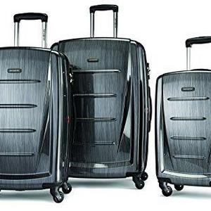 Samsonite Winfield 2 3PC Hardside (20/24/28) Luggage Set, Charcoal