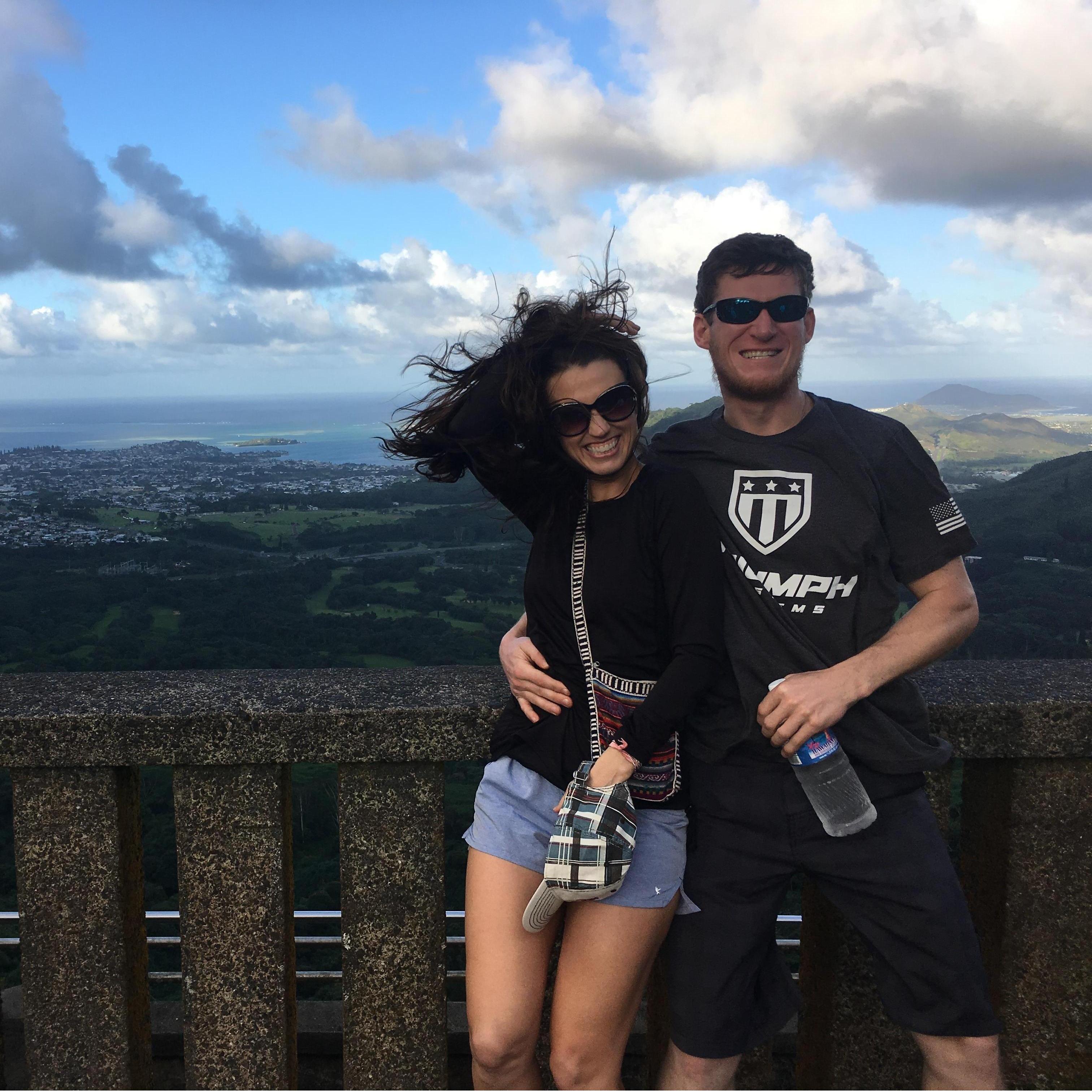 Our first time to Hawaii together in 2016!