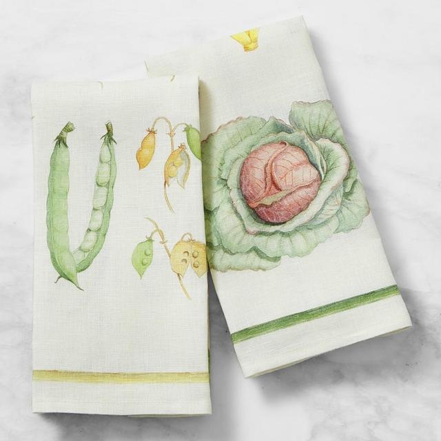 Vegetables Towels, Set of 2