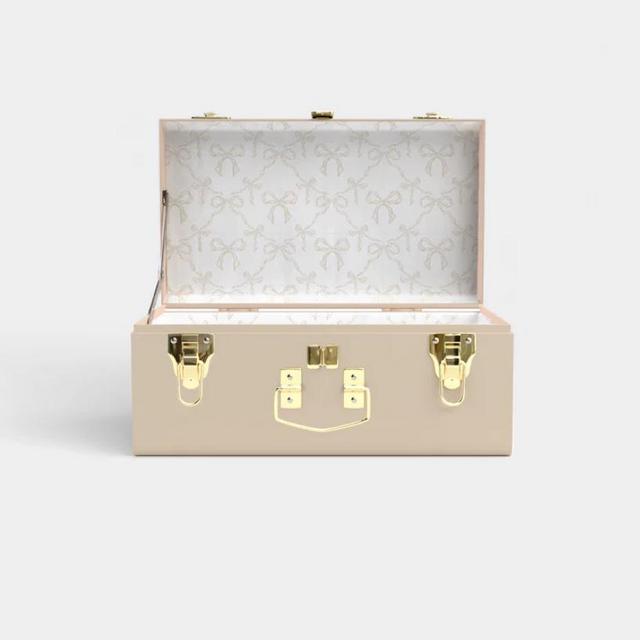 Mini Classic Trunk - Beige with Briarcliff Bows