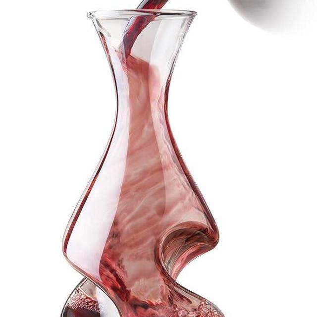 Final Touch Conundrum Aerator Wine Decanter - 12.7 oz (375 ml) - (WDA600)