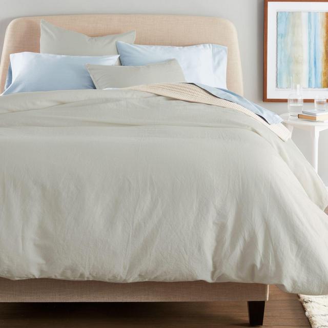 Nestwell™ Washed Linen Cotton 3-Piece King Duvet Cover Set in Natural