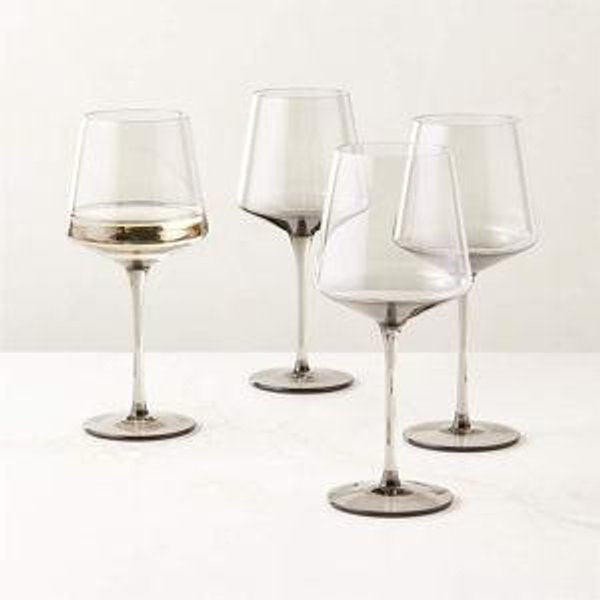 Muse Optic Fluted White Wine Glass + Reviews | CB2