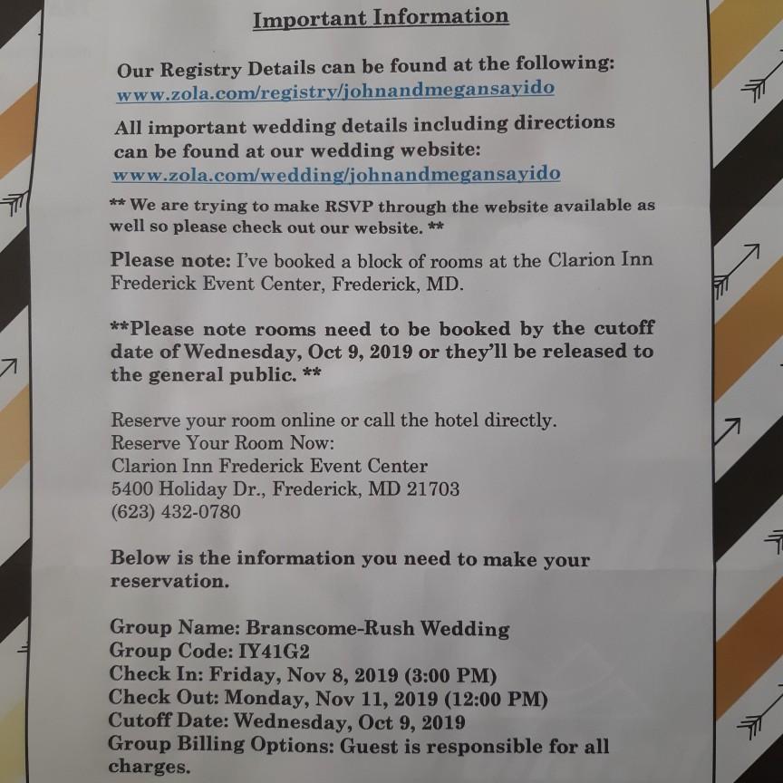 Important Information