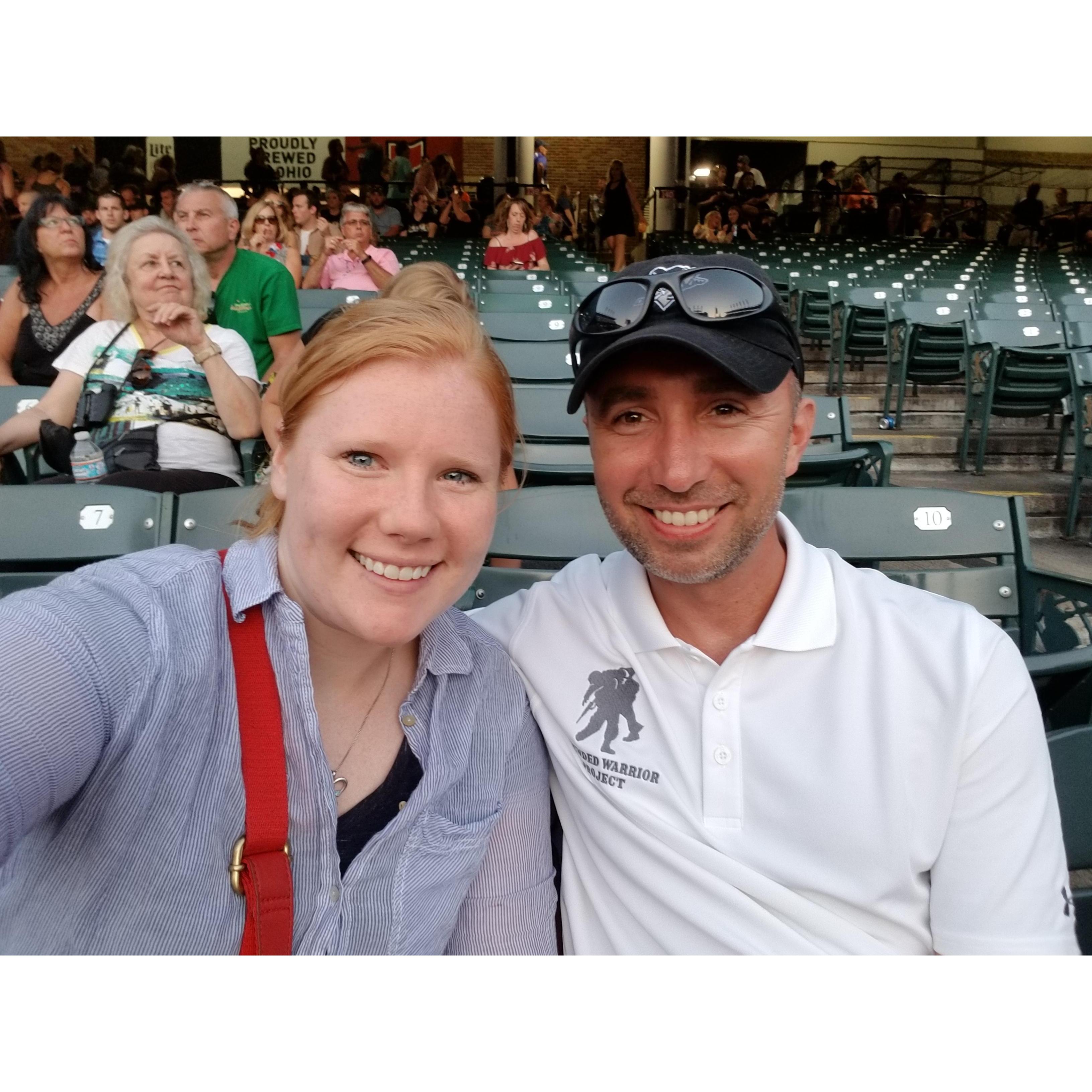 Luke Bryan concert at Cleveland Indians stadium!