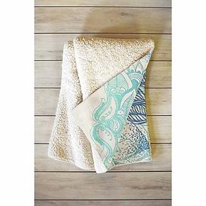 Deny Designs 80-Inch x 60-Inch Rosebudstudio Lovely Soul Fleece Throw Blanket in Blue