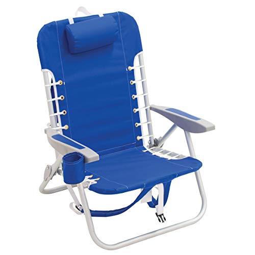 RIO Beach 4-Position Lace-Up Backpack Folding Beach Chair