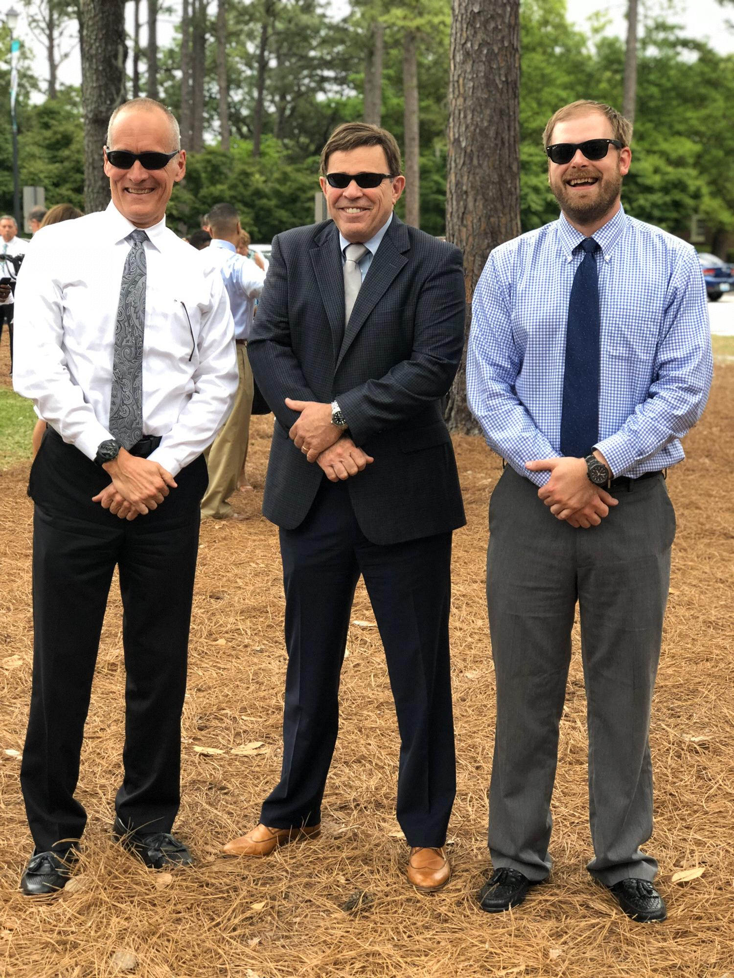 Secret Service in action at Morgan’s UNCW graduation in 2018.
