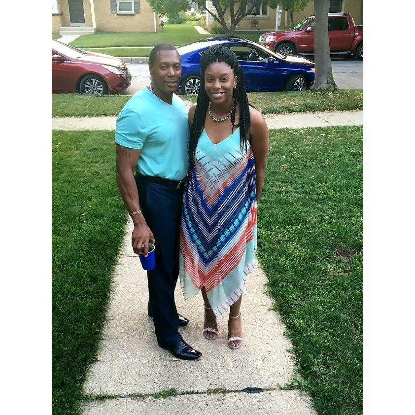 On our way to a friend's birthday party!