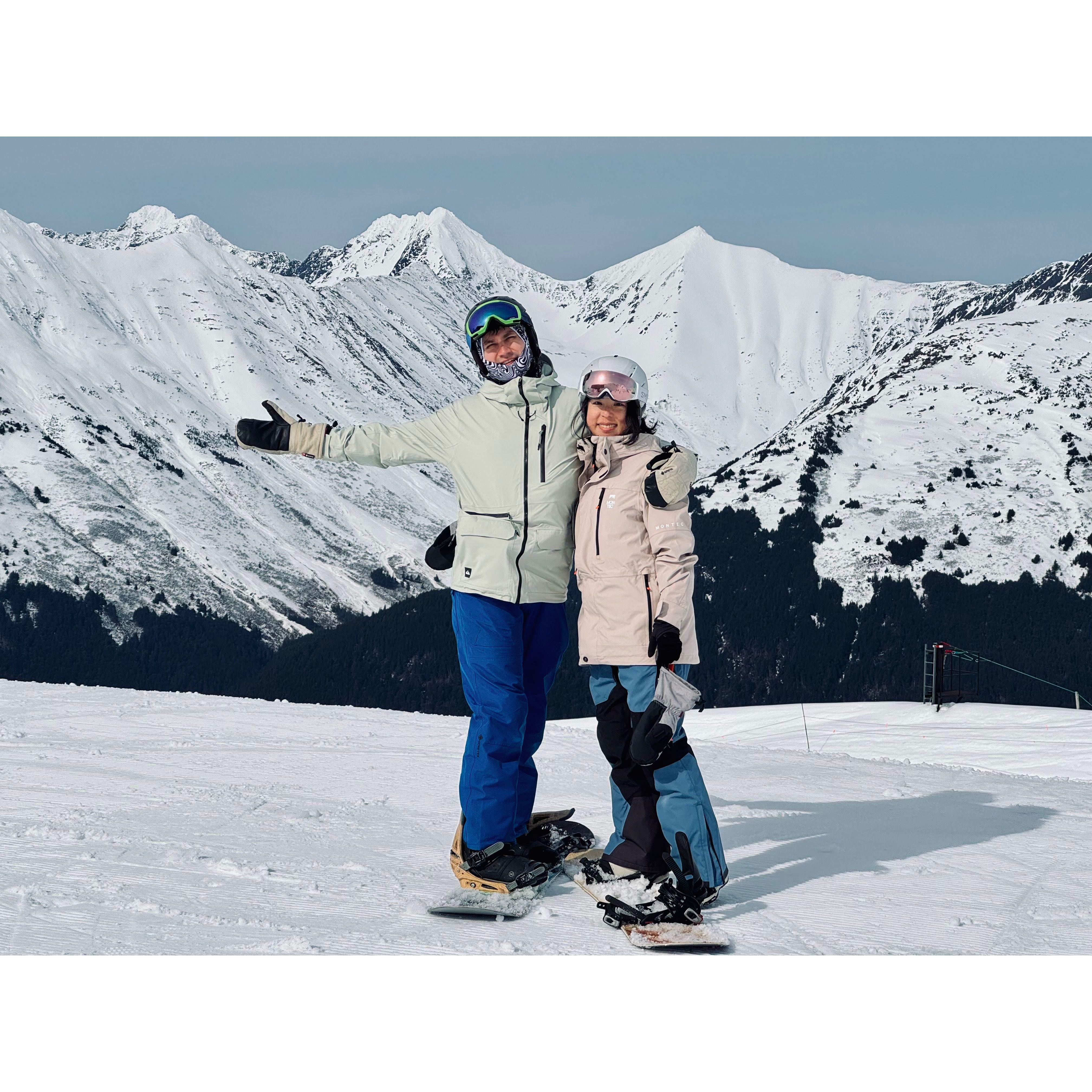 Aleyska Ski Resort in Girdwood Anchorage, Alaska. (photo credit: Dasha. April 2025)