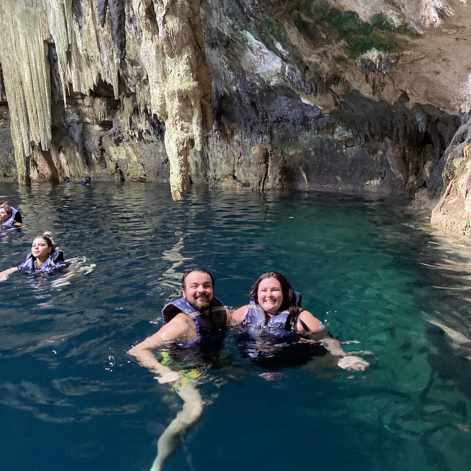 Lauren & Scotty traveled to Mexico after their graduation, where they explored caverns and ate lots of great food!