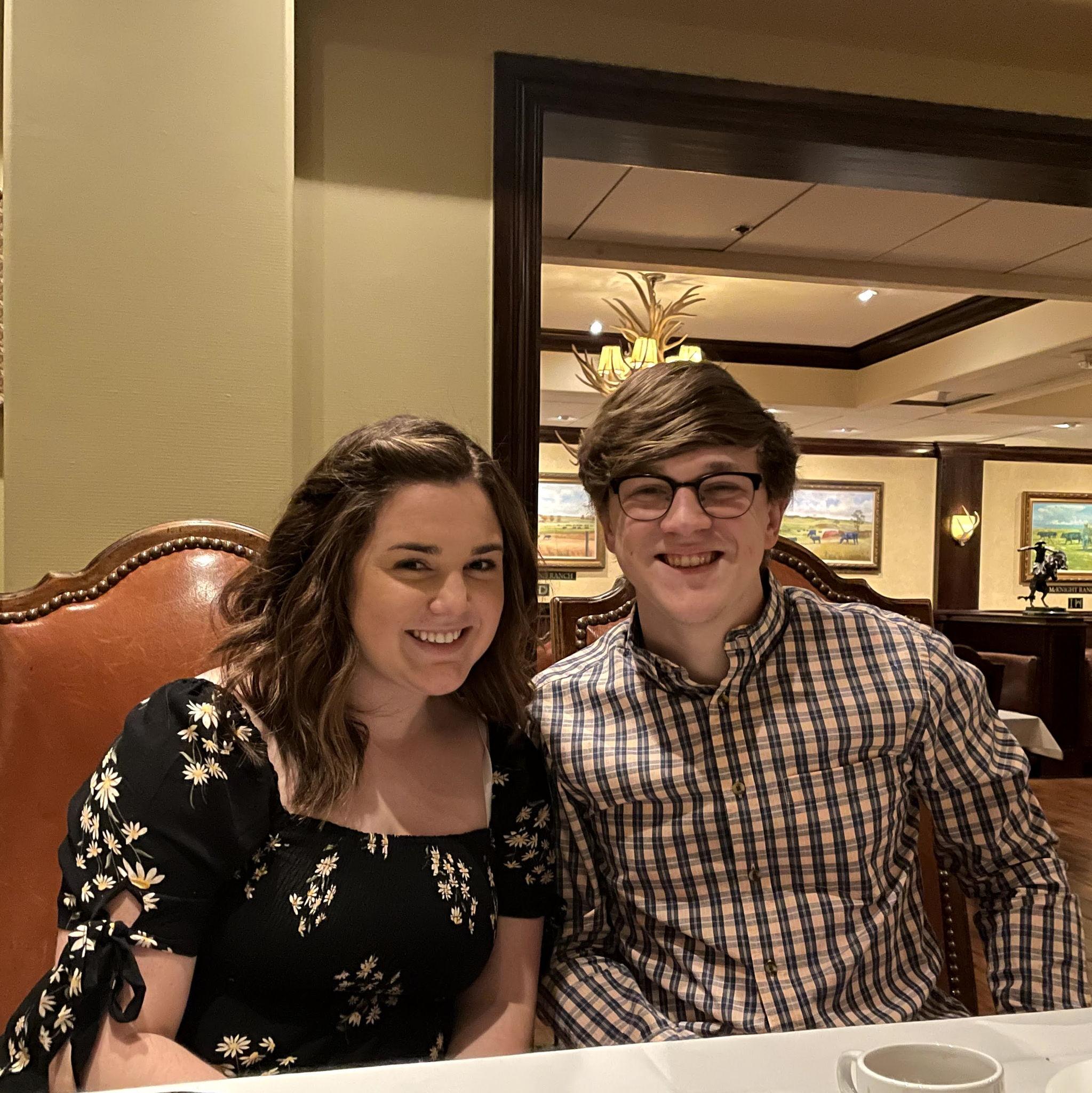 Anniversary dinner at Rancher’s Club, courtesy of the meal plan ;)