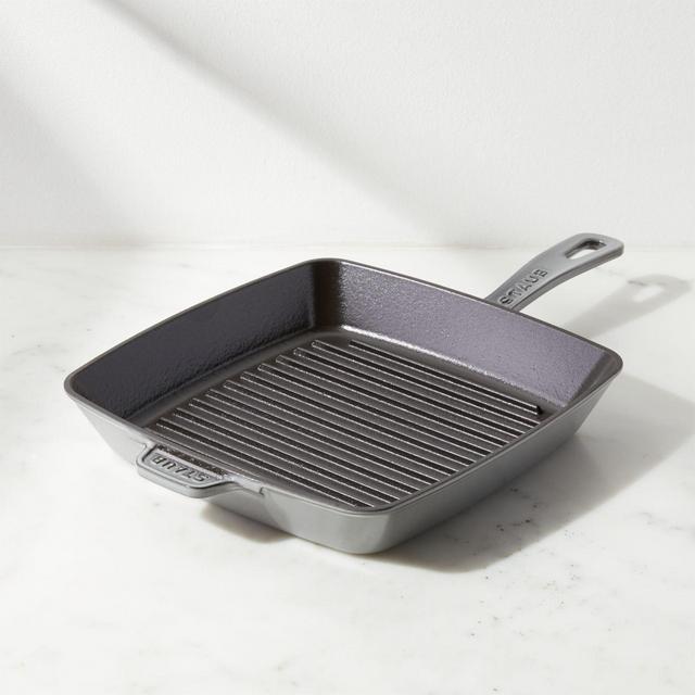 Staub ® Graphite 10" Square Grill Pan