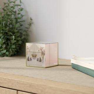 Ice Crystal Glass Cube Picture Frame