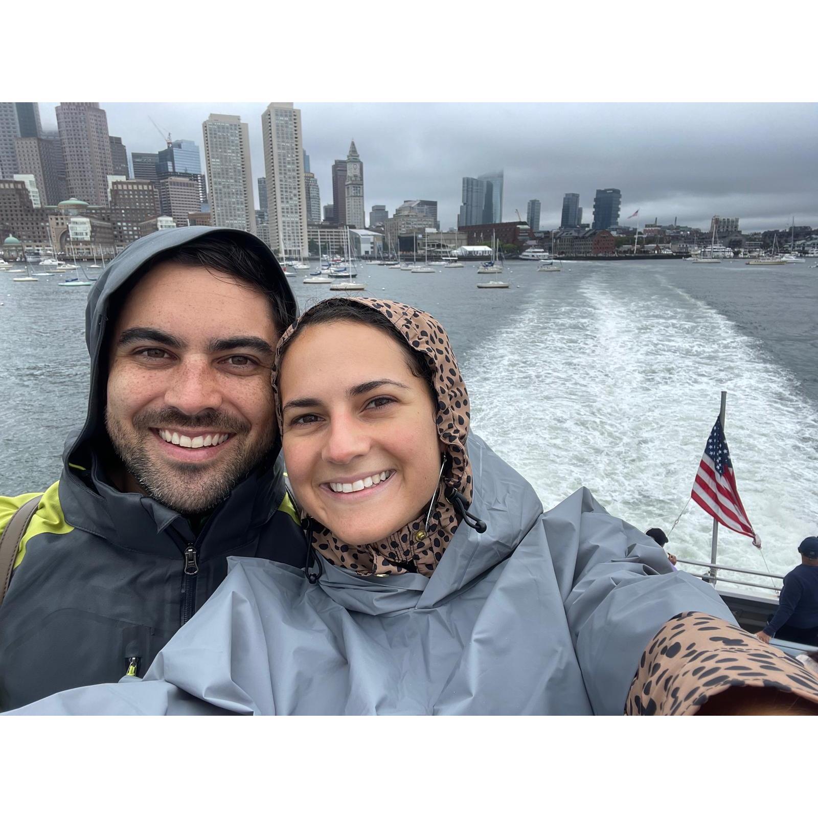 Whale watching in Boston