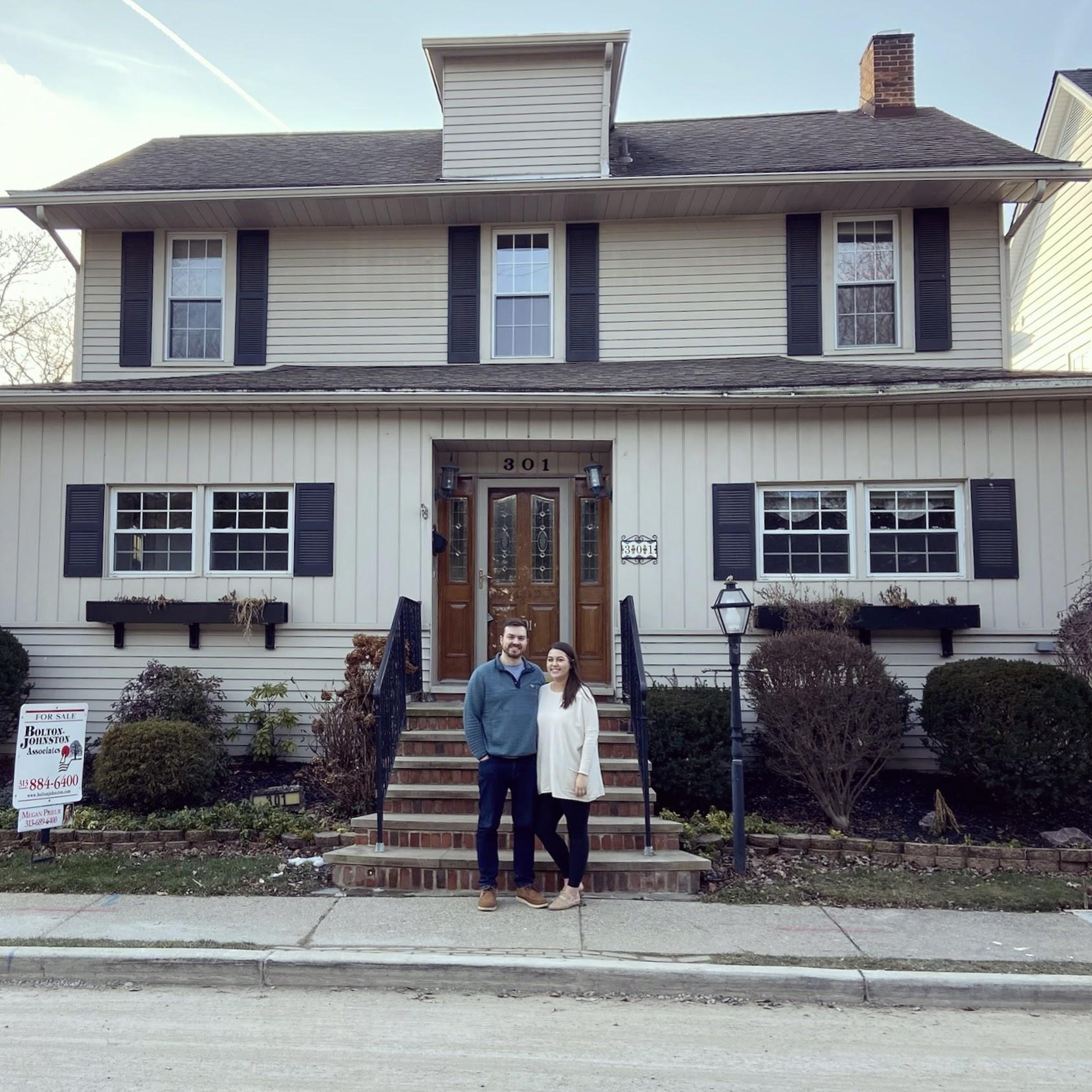 Got the keys to our house, January 2021