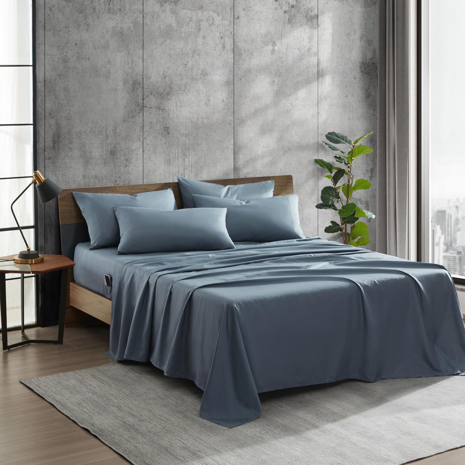 Kenneth Cole, Solid Lightweight 6-Piece Sheet Set | Zola