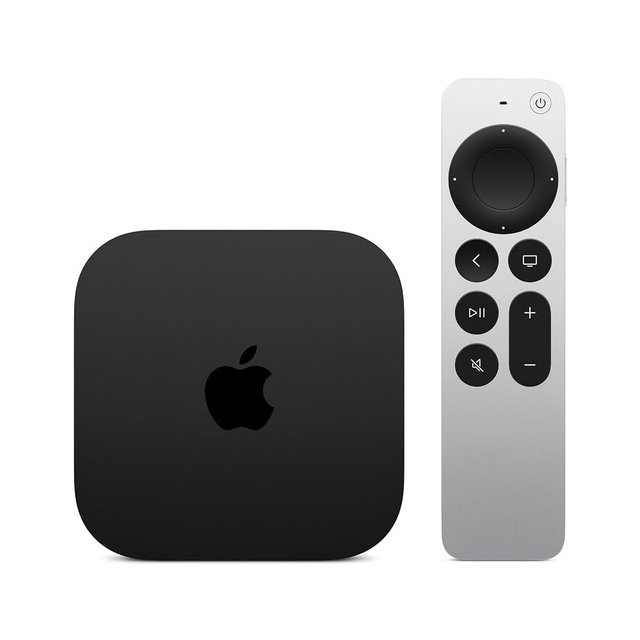 Apple TV 4K (4th Generation) | 4K Dolby Vision, HDR10+, Dolby Atmos, Siri AI, Far-field mics, Home theater surround sound, Siri Remote with Find My