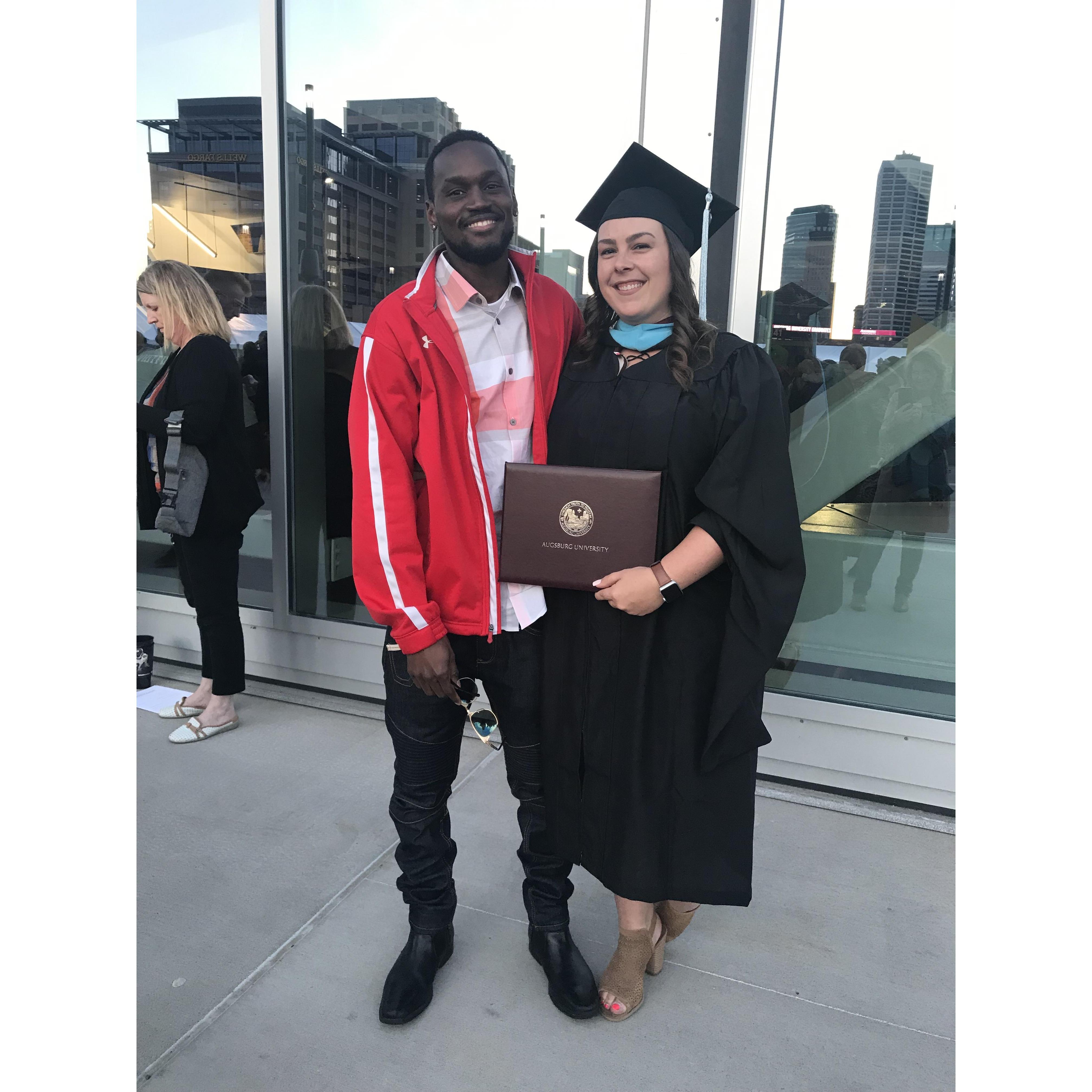 Jordan's Master's Graduation Ceremony 2019