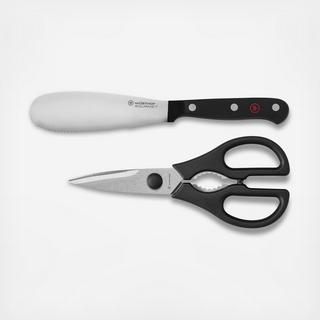 Gourmet Spreader & Shear Set, 2-Piece