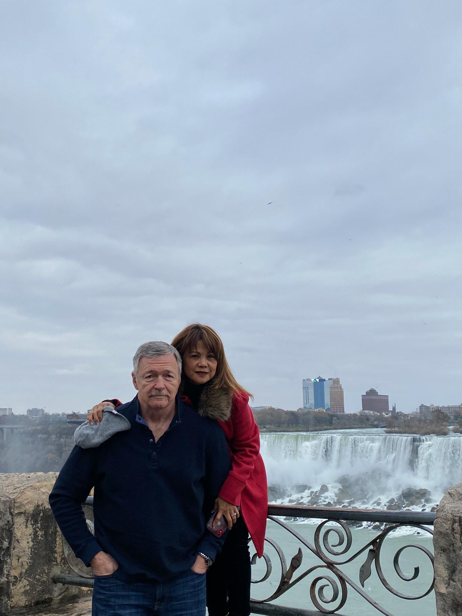 Niagra Falls, Canada side Lee's wedding!