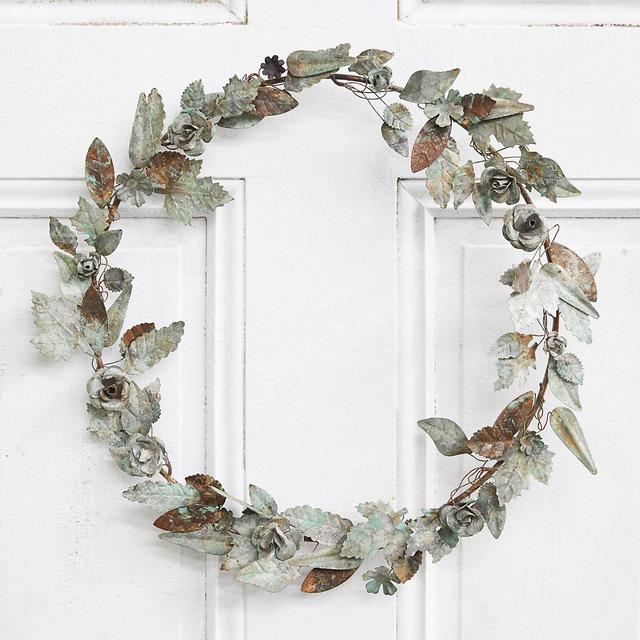 Terrain- Iron Rose & Leaves Wreath