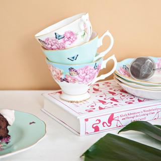 Miranda Kerr Teacup & Saucer, Set of 4