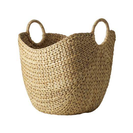 Curved Basket, Large, Natural