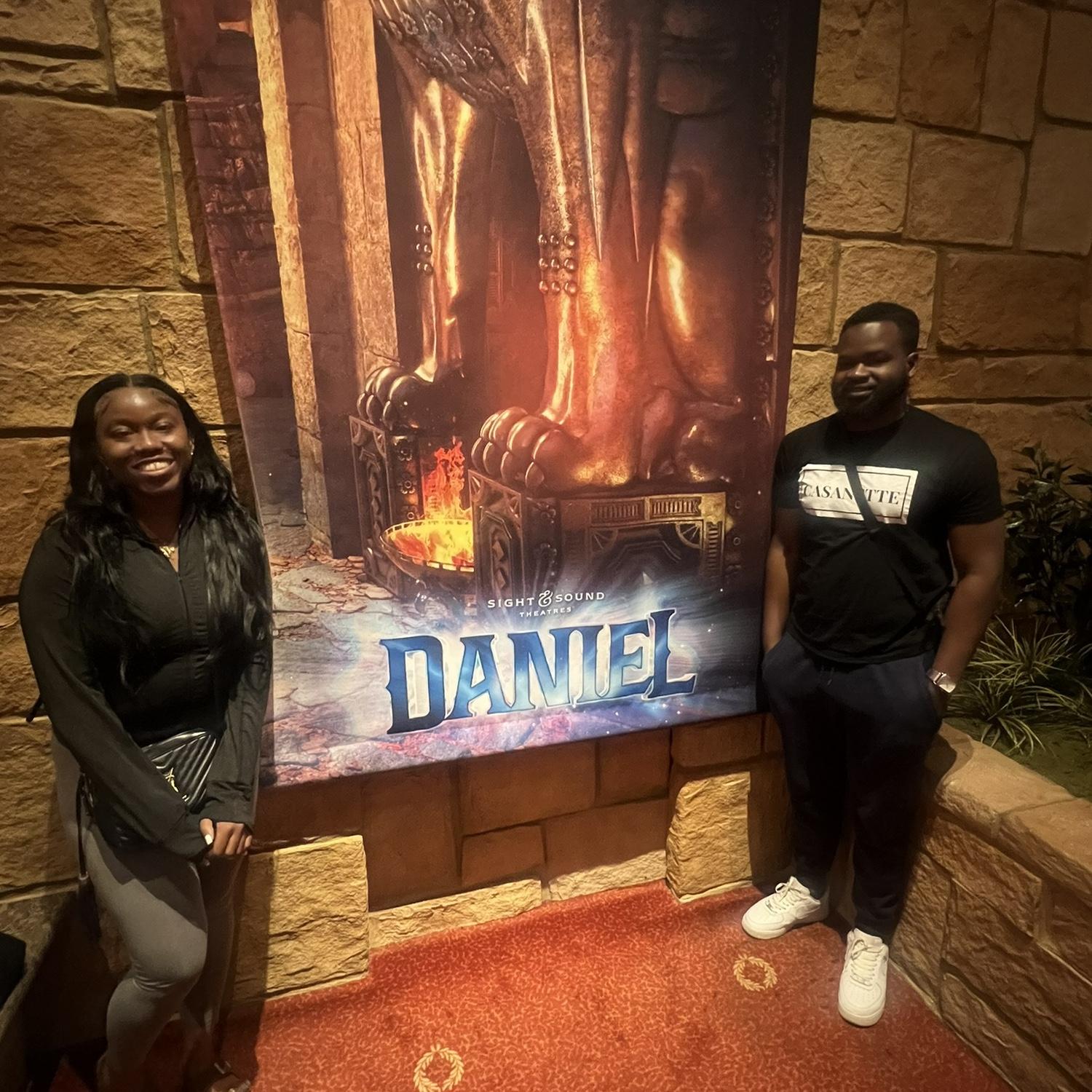 Us a at Lancaster PA to see the Daniel show at Sight and Sound!