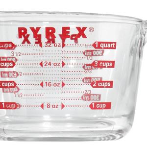Pyrex Glass Measuring Cup 4 Cup (32 Oz) Glass