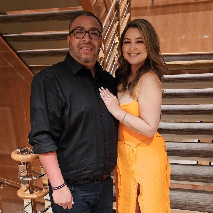 November 12, 2023. The night we got engaged!