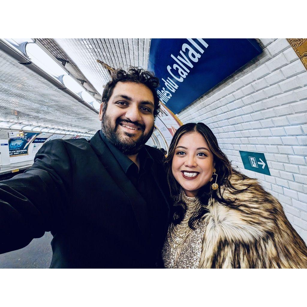 New Years Eve in the Paris Metro!