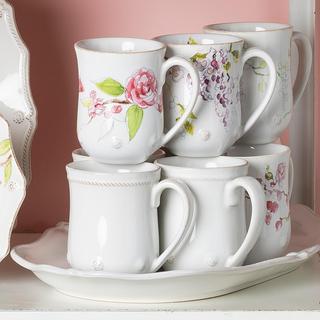 Berry & Thread Floral Sketch Mug