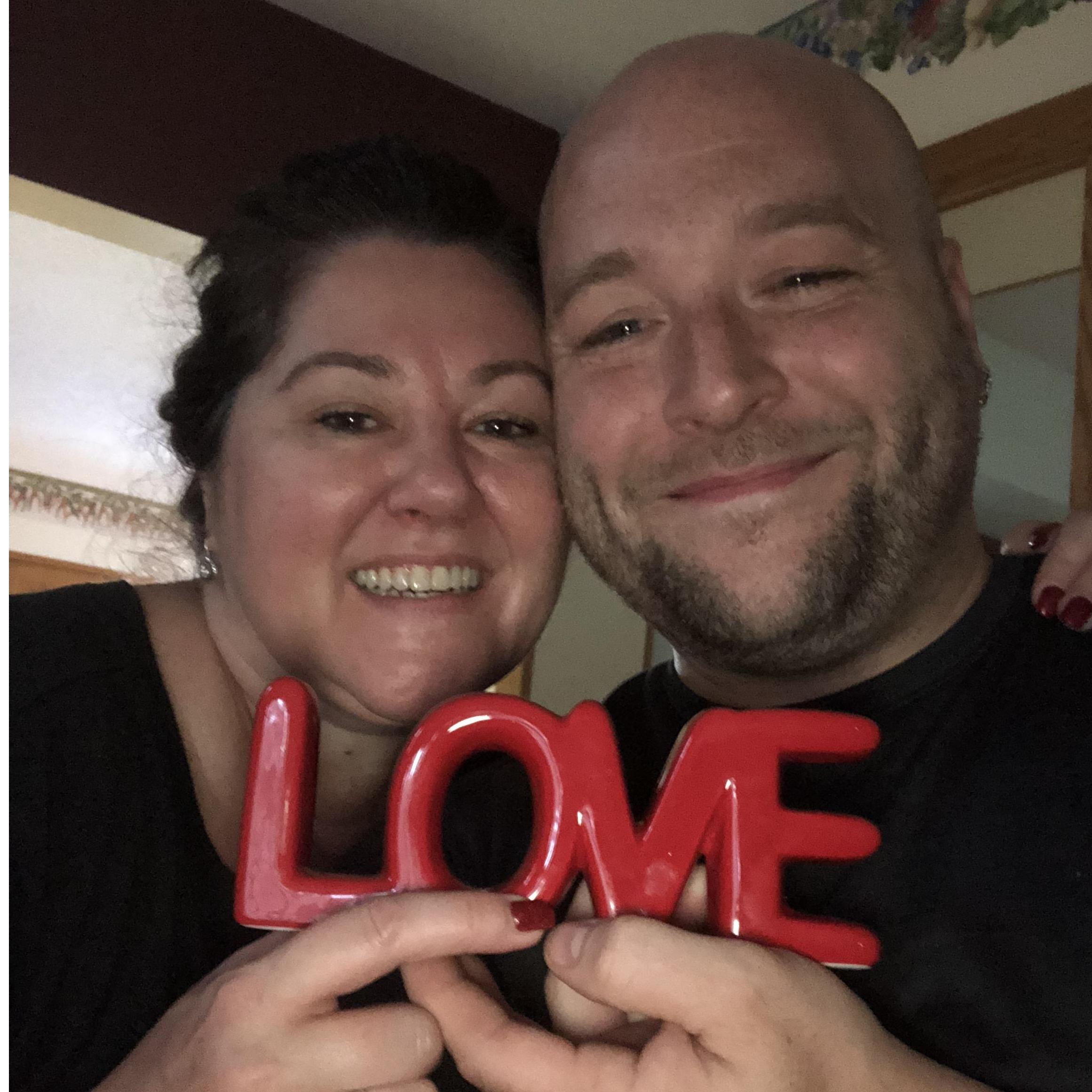 I met his family in Michigan for the first time.