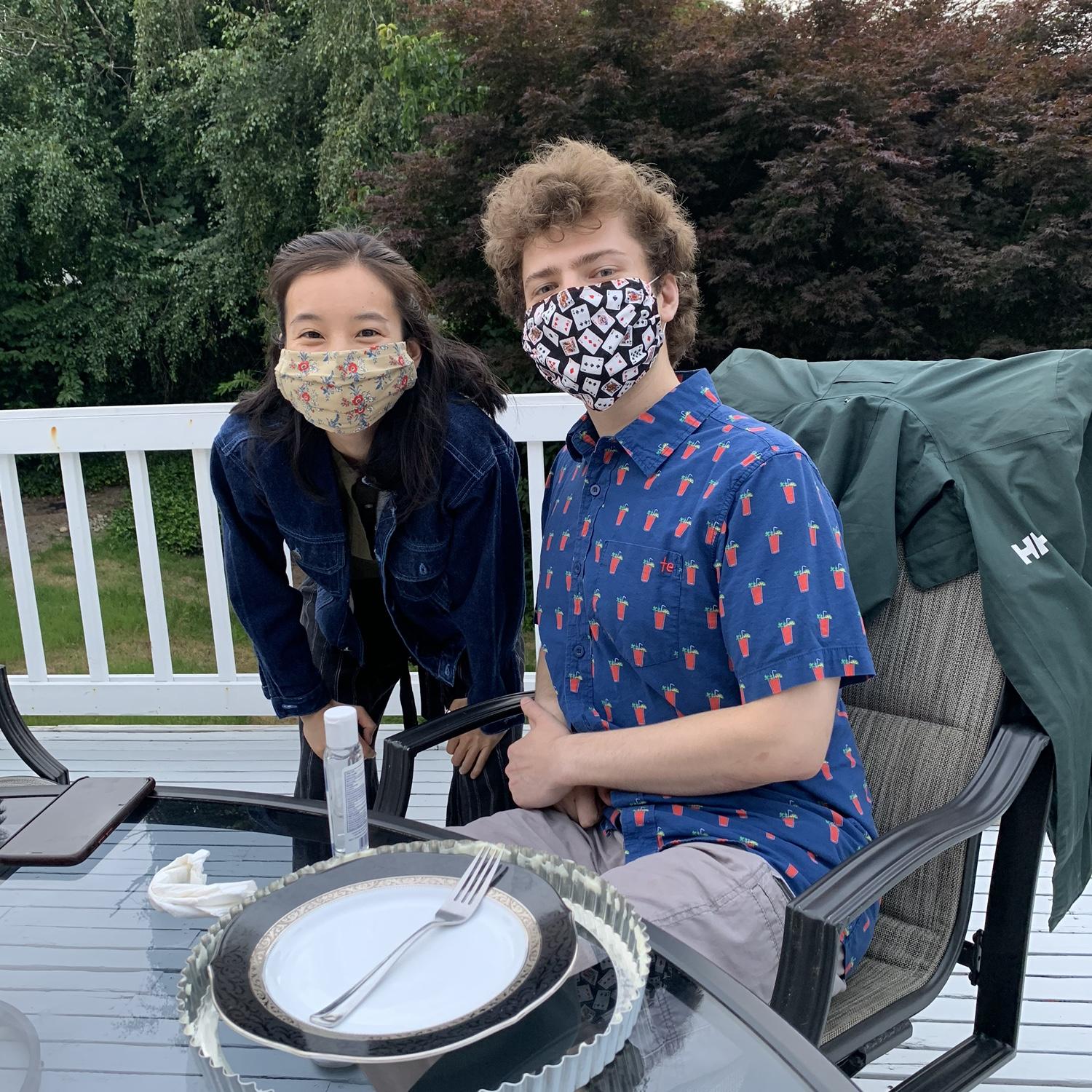 June 2020. Bellevue, WA. Dinner at Masami’s (Camille’s mom).