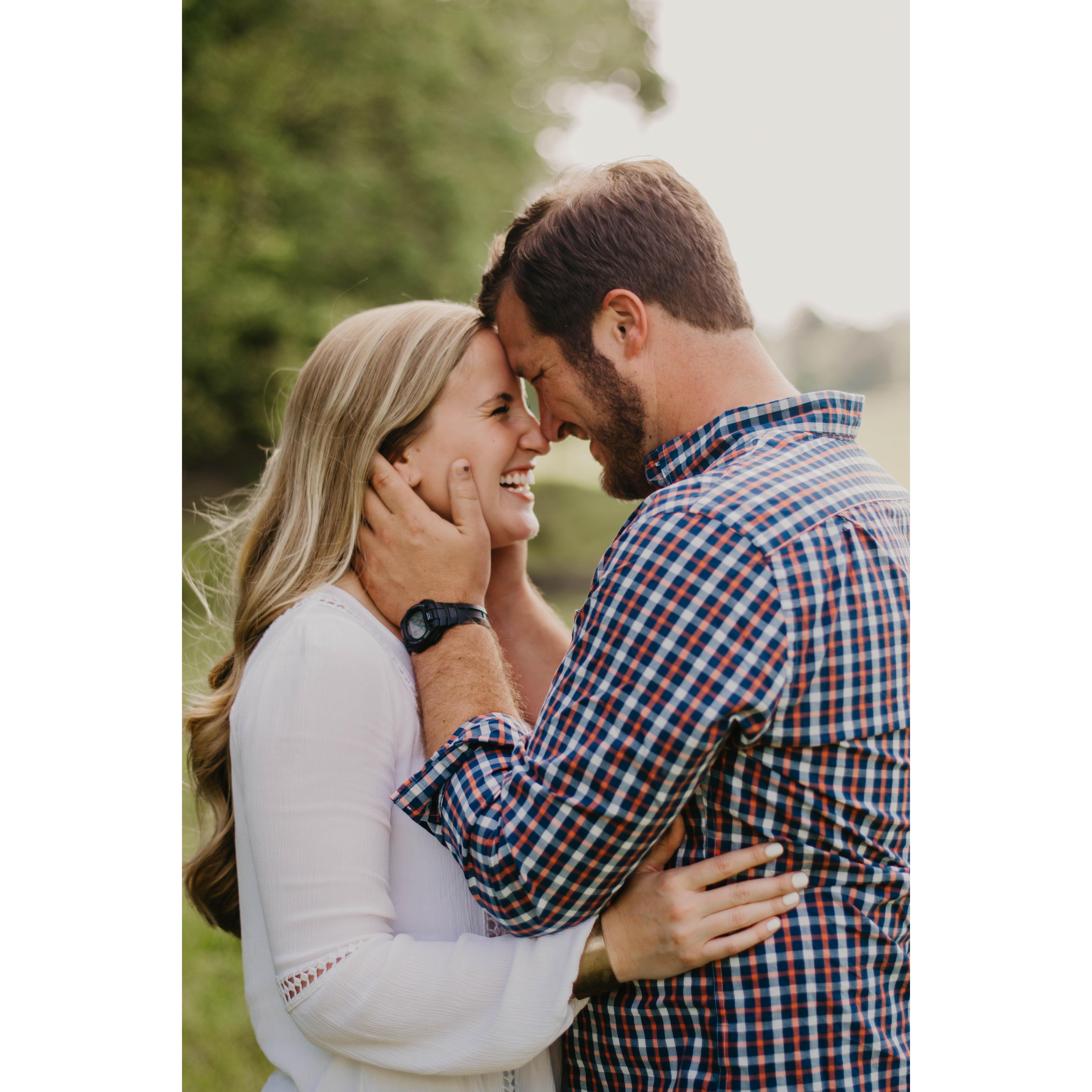 Engagement Photos by Cedar and Palm Photography.