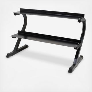 Vinyl-Coated Kettlebell Studio Rack